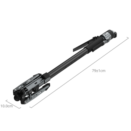 SmallRig 6283 x Potato Jet TRIBEX PRO (Standard) - hydrauliczny monopod Carbon, z podstawą - wymiary